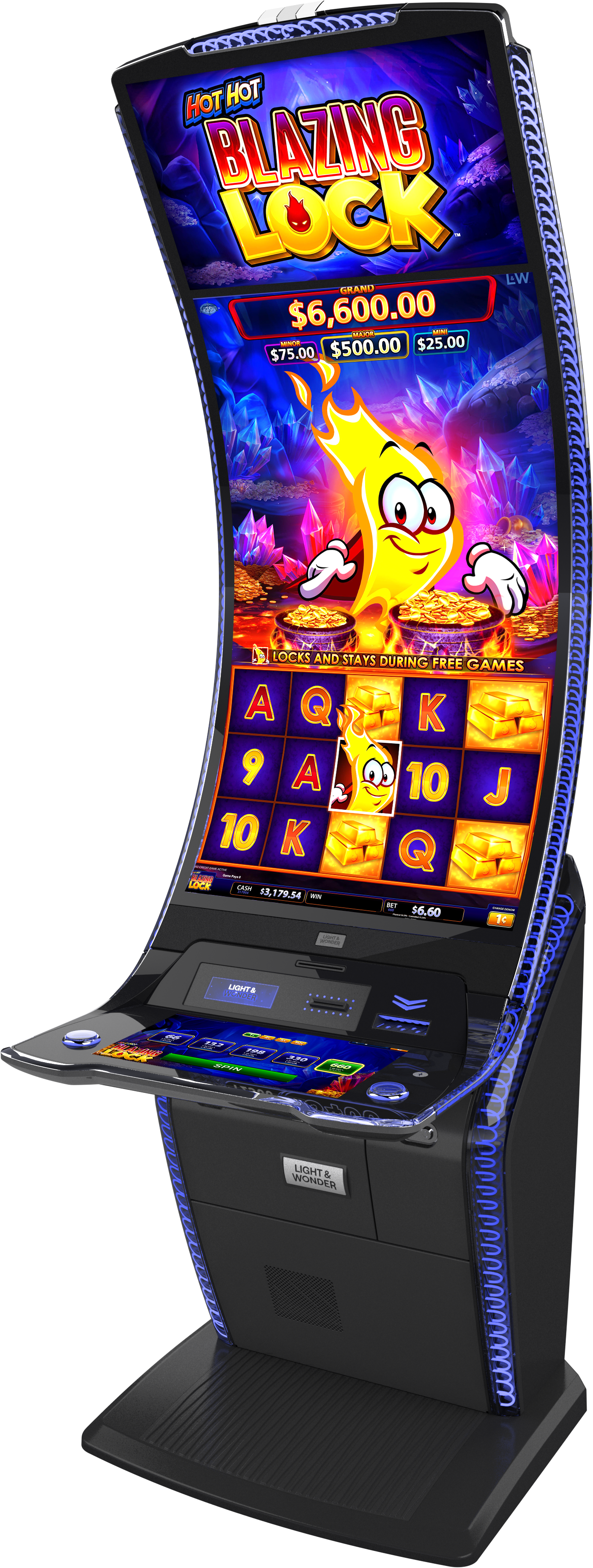 Hot Hot Blazing Lock Cabinet